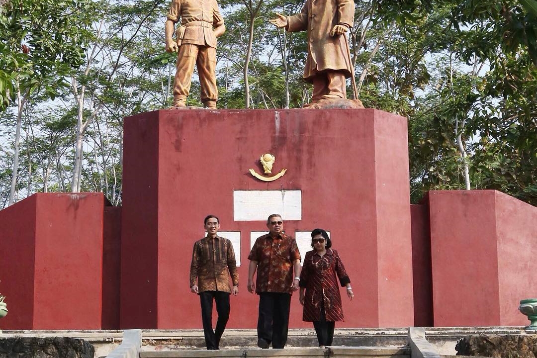 SBY Rayakan HUT RI ke-70 di Monumen Jenderal Sudirman