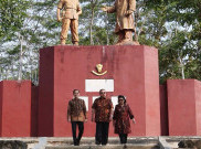 SBY Rayakan HUT RI ke-70 di Monumen Jenderal Sudirman