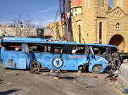 Dibantai City, Bus Tim Chelsea Hancur
