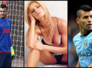 Heboh! Istri Kiper Man United Bercumbu Dengan Aguero?