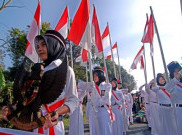 Kemeriahan Pawai HUT RI ke-70