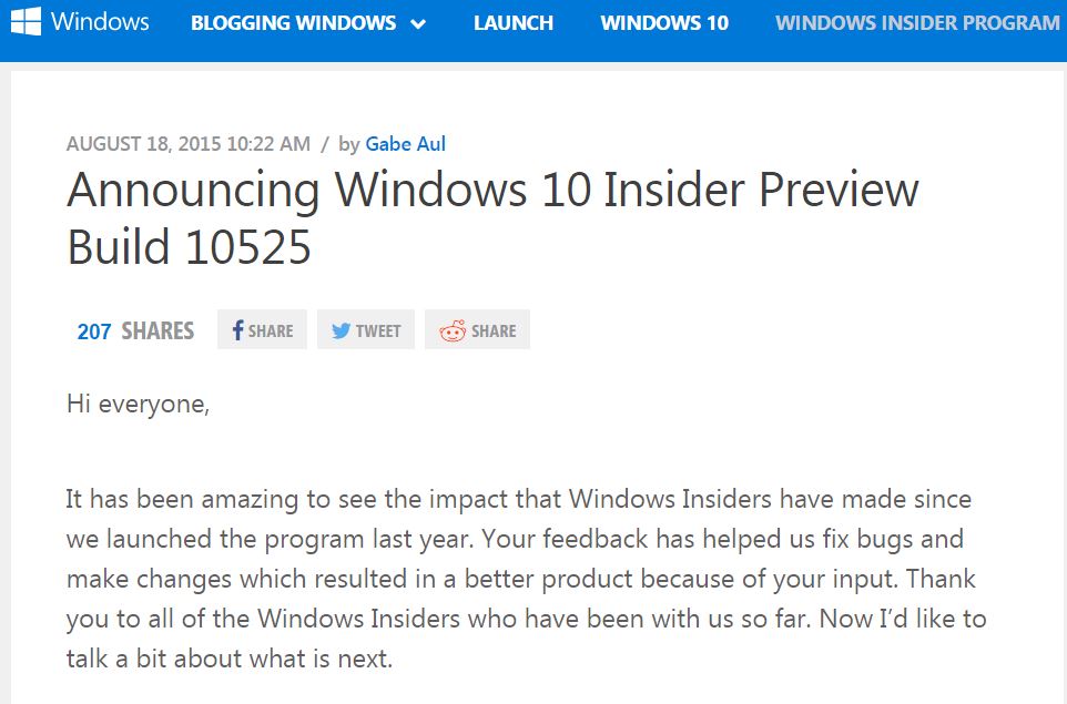 Baru Beberapa Minggu, Microsoft Rilis Pembaruan Windows 10