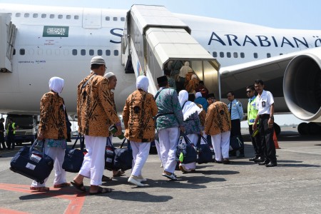 16 Kloter Pertama Jemaah Haji Indonesia Tiba di Madinah