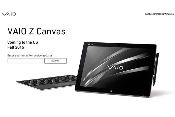 VAIO Mulai Menjual Laptop