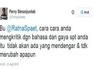 Gara-Gara Kritik Ahok, Ratna Sarumpaet dan NetizenTerlibat Twitwar