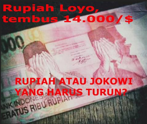 Meme Kocak Rupiah Tembus 14.000 per Dollar AS (Bagian 2)