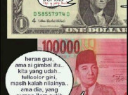 Meme Kocak Rupiah Tembus 14.000 per Dollar AS