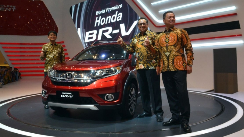 Honda BR-V Tampil Mempesona di GIIAS 2015