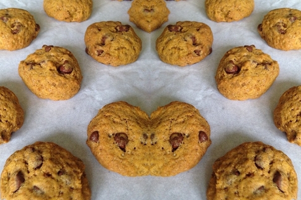 Resep Cookies Labu Kuning dengan Chocolate Chip