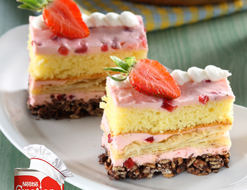 Resep Cake Crunchy Pastry Cream