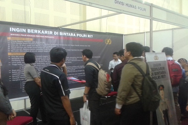 Ada Lowongan Masuk Bintara Polri di Job Fair