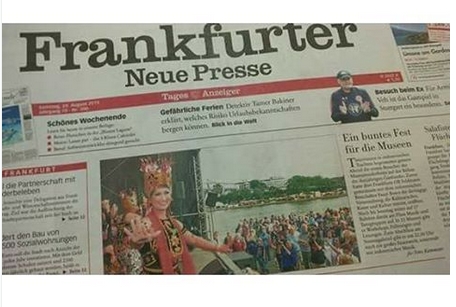 Museumsuferfest 2015: Indonesia Jadi Headline di Koran Jerman