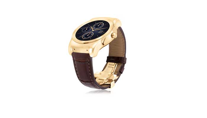 LG Rilis SmartWatch Berbalut Emas dan Kulit Buaya