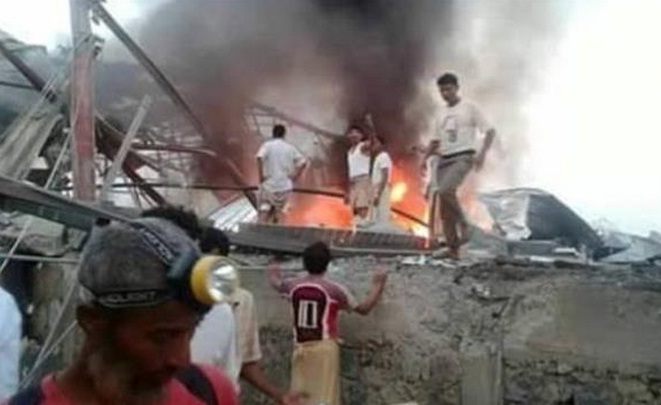 Serangan Udara Arab Saudi di Yaman Renggut 36 Korban Jiwa 