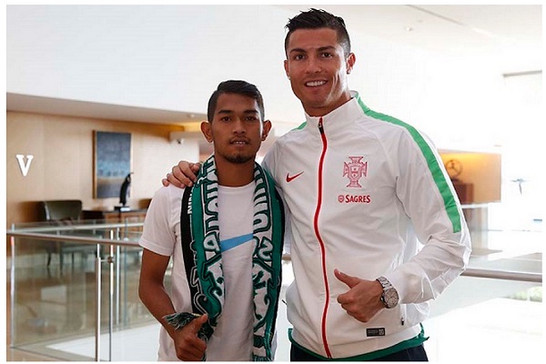 Martunis Akhirnya Bertemu Ronaldo