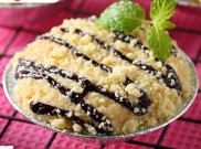 Blueberry Cheese Crumble Cake, Bekal Si Kecil di Sekolah