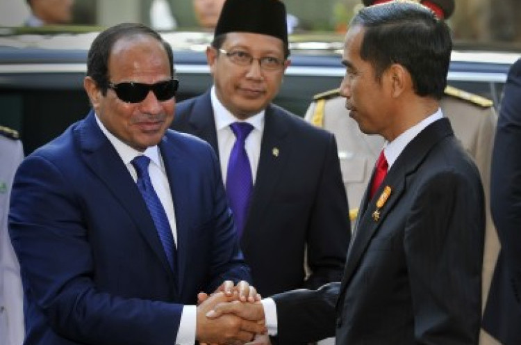 Berbeda Soekarno - Nasser, Jokowi - Al Sisi Bentuk Blok Islam Moderat