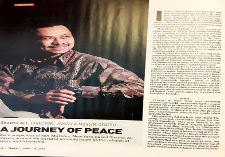 Imam Shamsi Ali Sudahi Perseteruan dengan Fadli Zon