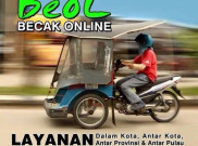 Heboh Penampakan BeoL, Becak Online di Dunia Maya