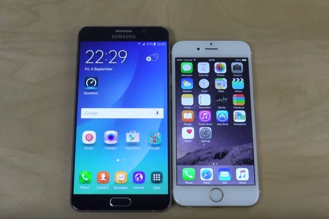 Adu Cepat Samsung Galaxy Note 5 Vs iPhone 6