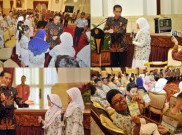 Jokowi Bertemu Para Ilmuwan Cilik di Istana Negara