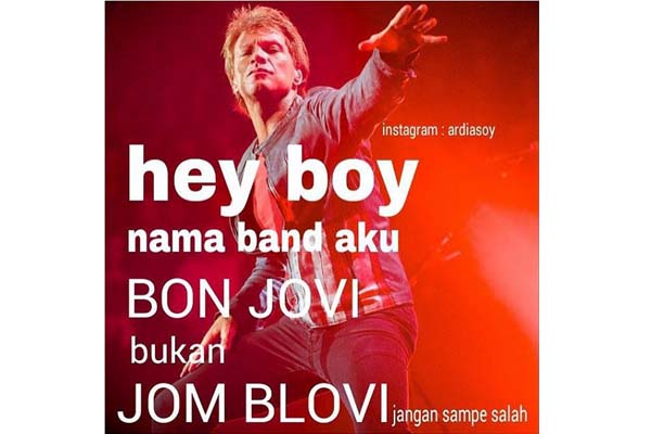 Meme Bon Jovi Jadi Hits Hari Ini
