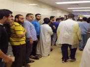 Ribuan Pemuda di Makkah Lakukan Donor Darah untuk Korban Jatuhnya Crane