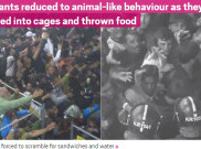Dilempari Makanan, Pengungsi di Hungaria Diperlakukan Seperti Binatang