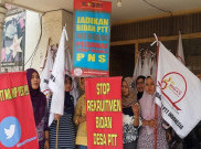 Janji Manis Pemerintah Belum Terealisasi, Ratusan Bidan Demo