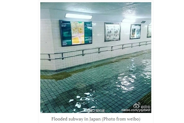 Wow! Banjir di Jepang, Airnya Bening Banget