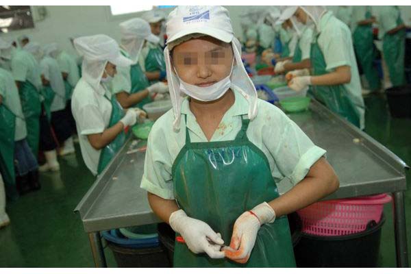 Anak di Industri Makanan Laut Thailand Rentan Celaka