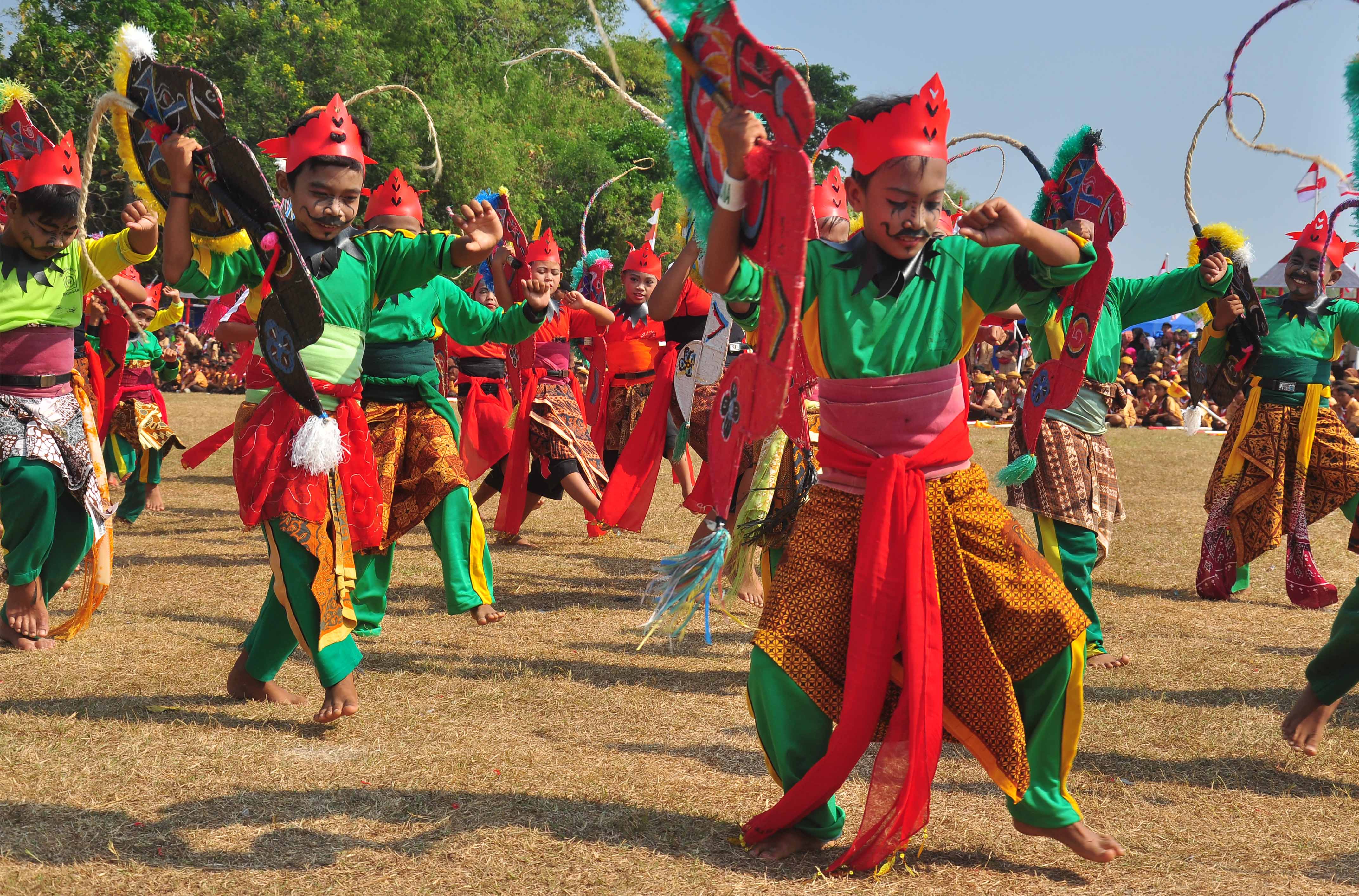 Semarak Tari Jaran Kepang Massal di Boyolali