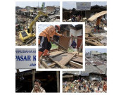 Proses Pembongkaran Pasar Karang Anyar