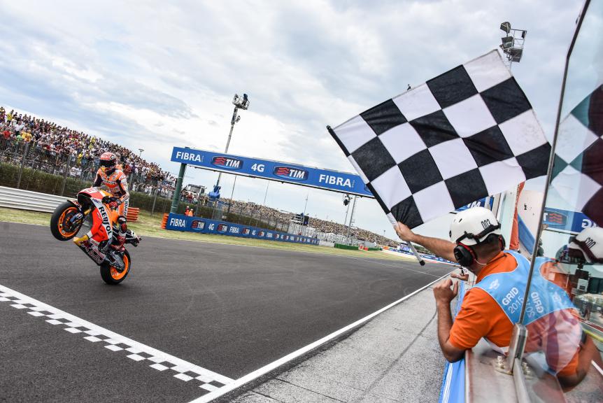 Galeri Kemenangan Marc Marquez di GP San Marino