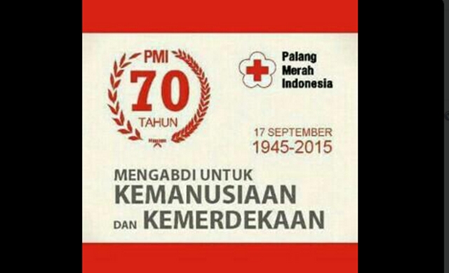 Dirgahayu Palang Merah Indonesia!