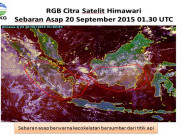 Ini Penampakan Kabut Asap di Sumatera-Kalimantan dari Udara