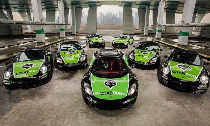 Mewah! Supercar di Singapura Disulap Jadi Armada GrabTaxi