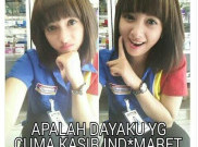 Siti Rohmah, Kasir Indomaret Imut Gemparkan Dunia Maya