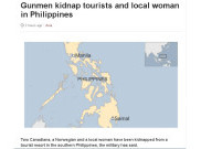 Pria Bersenjata Culik Turis di Filipina