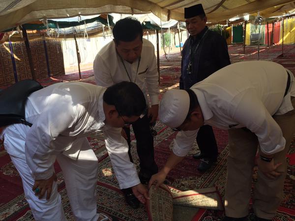 Fadli Zon dan Fahri Hamzah Sidak Persiapan Wukuf di Arafah