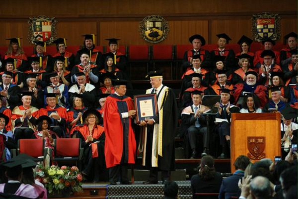 SBY Terima Doktor Kehormatan dari Universitas Western Australia