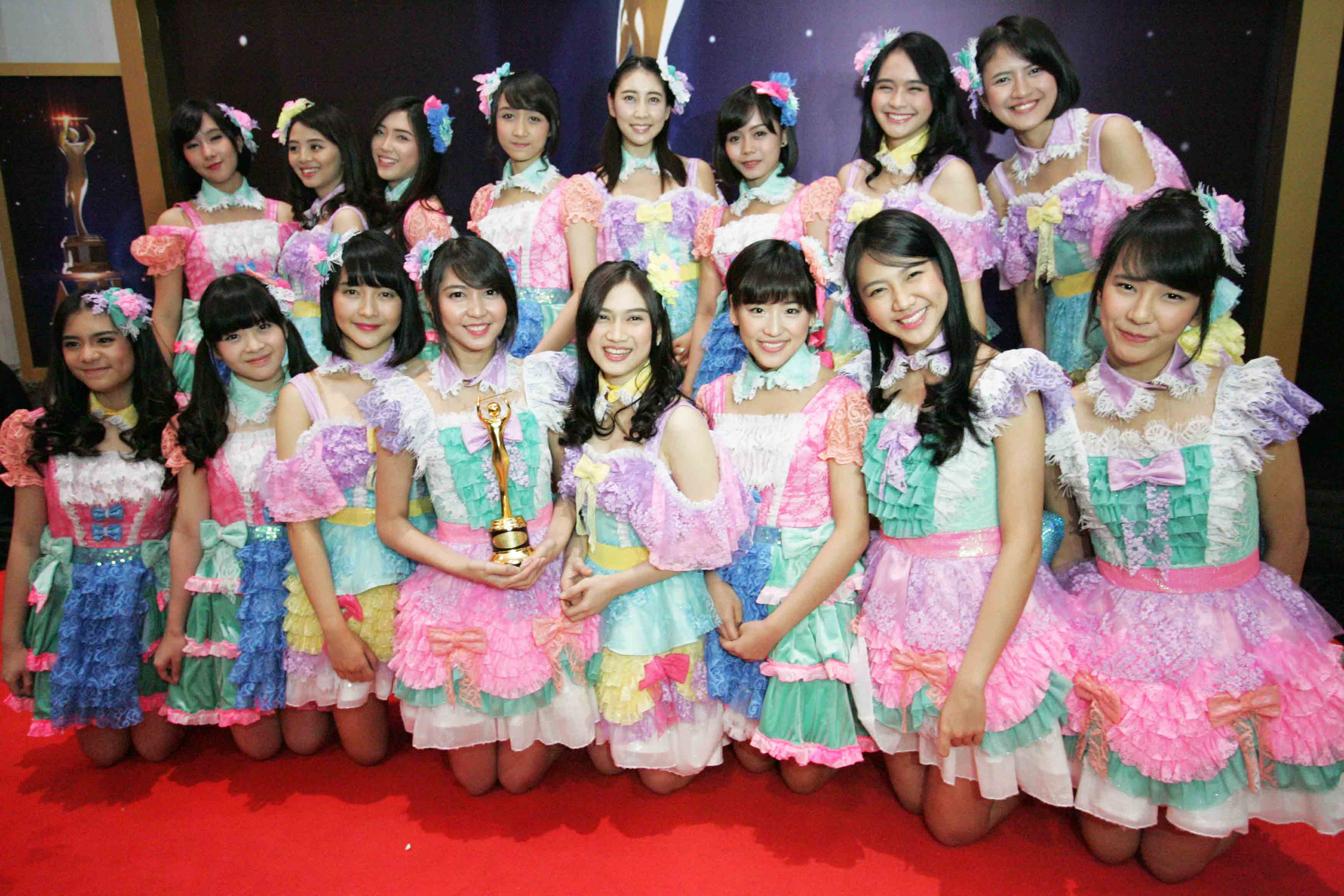 Kebahagiaan Melody untuk JKT48 Raih Piala AMI Awards 2015