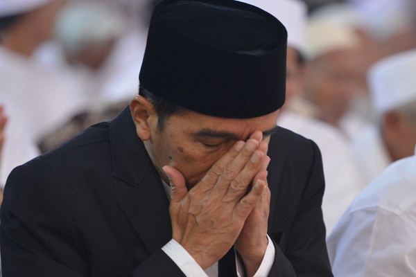Presiden Jokowi Ajak Umat Doakan Keselamatan Negeri
