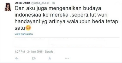 Member JKT48 Salah Fatal Artikan Tut Wuri Handayani