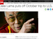 Dalai Lama Batalkan Kunjungan ke AS