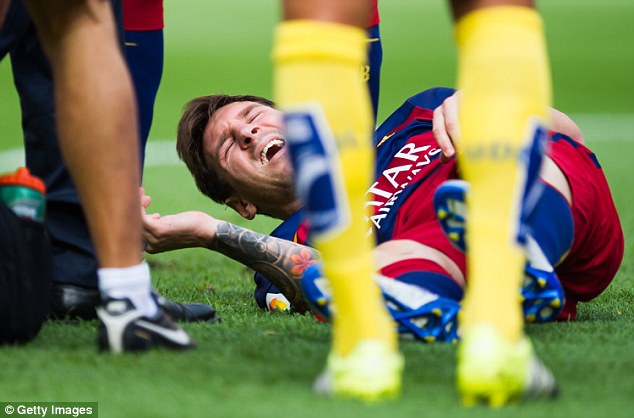Cedera, Messi Absen 7-8 Pekan