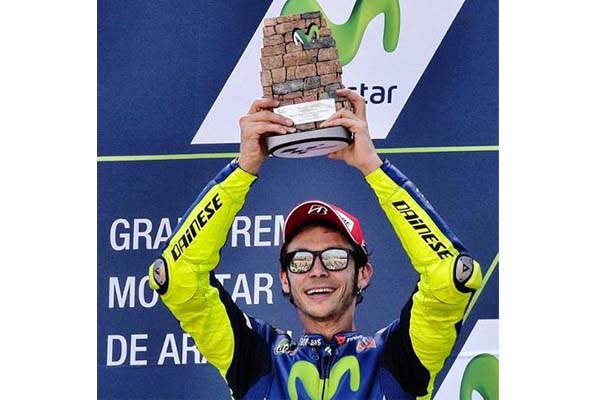 Valentino Rossi Masih Gagal di Aragon