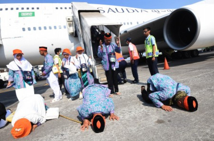 Kedatangan Para Jemaah Haji Indonesia ke Tanah Air