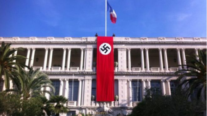 Kembali Berkibar, Bendera Nazi Buat Cemas Warga Prancis