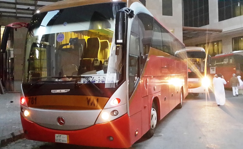 Kualitas Bus Pengantar Jemaah Haji Indonesia Ditingkatkan
